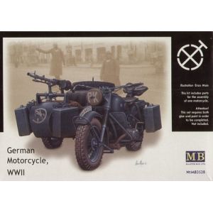 Master Box LTD 3528 - BMW R75 German motorcycle WWII