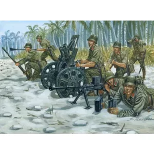 Italeri 6164 - WWII: JAPANESE M92 Light Howitzer and AT Team