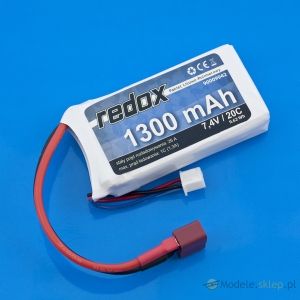 pakiet LiPo 1300mAh/7,4V (20C)
