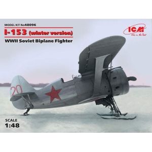 ICM 48096 - I-153, WWII Soviet Biplane Fighter (winter version)